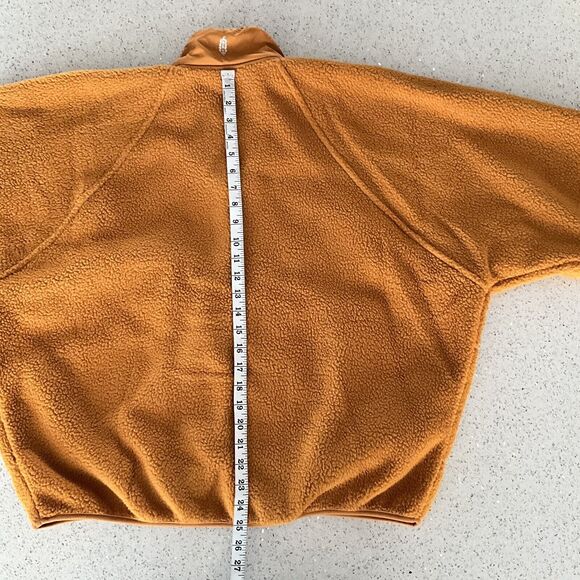 FP Movement Faux Fur Hit The Slopes Snap Jacket Mustard XL - Picture 6 of 16